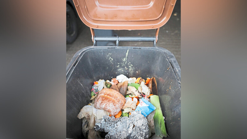 Alu, Papier, Plastik: Es landet zu viel Müll im Biomüll.