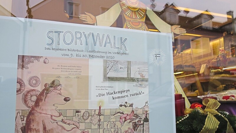 Der Storywalk ist eine lustige Bilderbuch-Schnitzeljagd für kleine Leseratten.