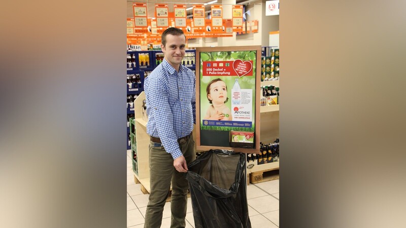 "Jede 200 Infektion führt zur Lähmung", sagt Oliver Gerlach vom Getränkemarkt Hausler.