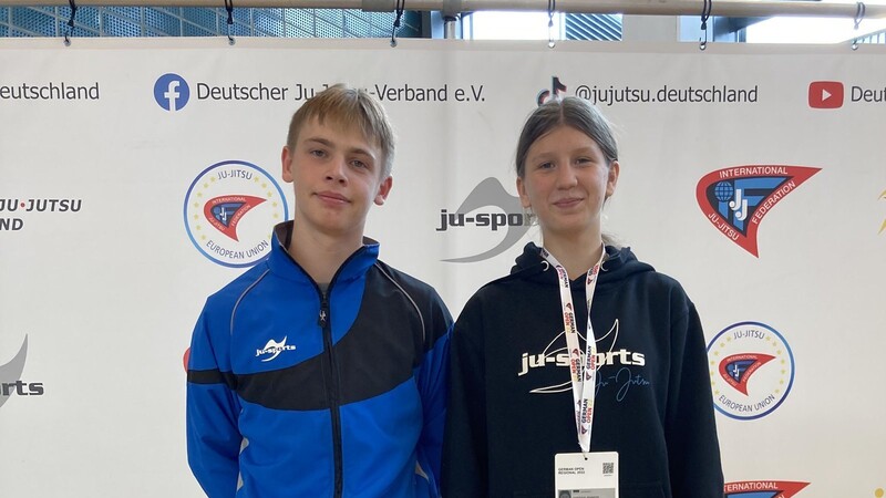 Moritz Piringer und Jenny Hartock nahmen an der "German Open Meisterschaft" in Gelsenkirchen teil.
