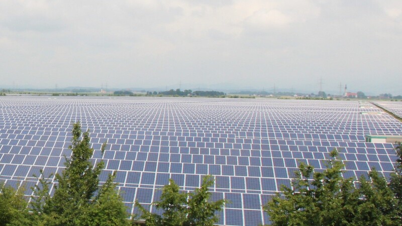 Um die Ziele der neuen Bundesregierung zu erreichen, müssten bis 2030 noch viel mehr Solaranlagen - wie hier im Solarpark Gänsdorf (Gemeinde Straßkirchen) - gebaut werden. (Archivfoto)
