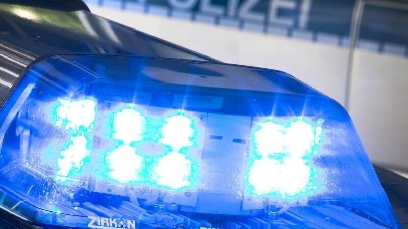 Ein Blaulicht leuchtet am auf dem Dach eines Polizeiwagens. Foto: Friso Gentsch/dpa/Symbolbild