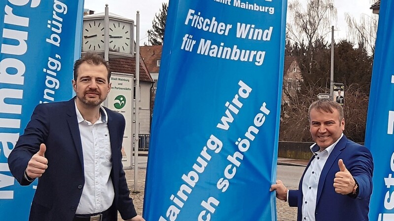 Dilaver Gökalp (rechts) und Dr. Rateb Ajam-Oghli sind zwei der Kandidaten auf der Liste Zukunft Mainburg.