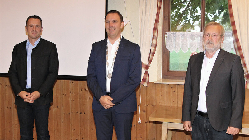 Die drei Bürgermeister: (v. l.) Daniel Helmecke, Anton Scherer und Otmar Lerch