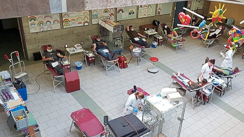 154 Freiwillige waren zum Blutspenden gekommen.
