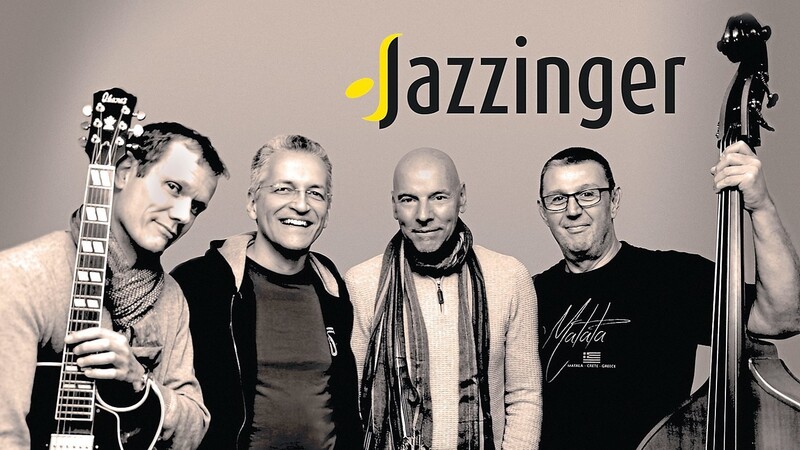 Die vier Musiker von "Jazzinger" Oliver Voss, Jörg Schneider, Holger Brandt und Walter Zinkl (v.l.) präsentieren zur Eröffnung Jazz-Standards mit eigener Note.