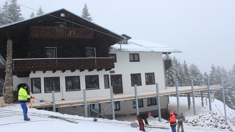 Die Arbeiten am Hochpröller gehen zügig voran, Mitte Dezember soll der Betrieb aufgenommen werden.