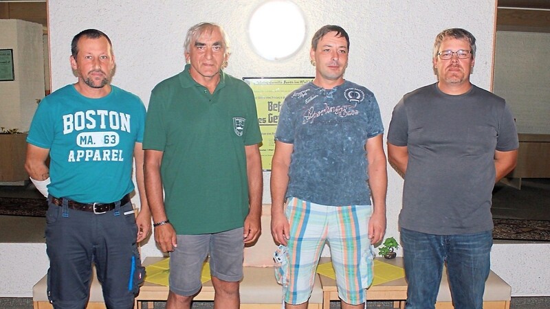 Die neue Führungsspitze des Fischereivereins Furth im Wald (von links): Walter Bauer (zweiter Vorsitzender), Josef Hönig (Vorsitzender), Sascha Zander (Gerätewart) und Gordon Schmedemann (zweiter Vorsitzender).