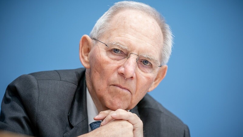Wolfgang Schäuble (CDU), Bundestagspräsident und Schirmherr des Bürgerrats.