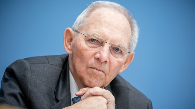 Wolfgang Schäuble (CDU), Bundestagspräsident und Schirmherr des Bürgerrats.