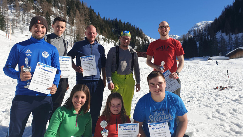 Mitglieder des Skiclubs traten zur Landkreismeisterschaft an.