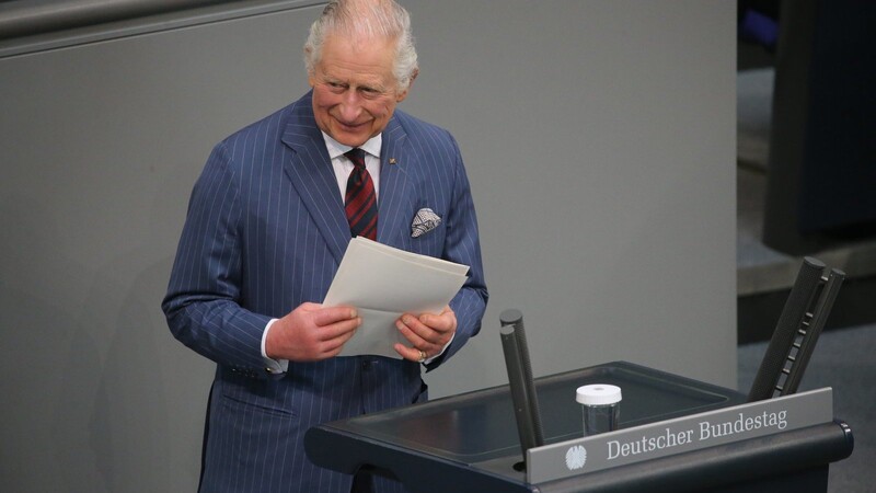 König Charles spricht am Donnerstag im Deutschen Bundestag.