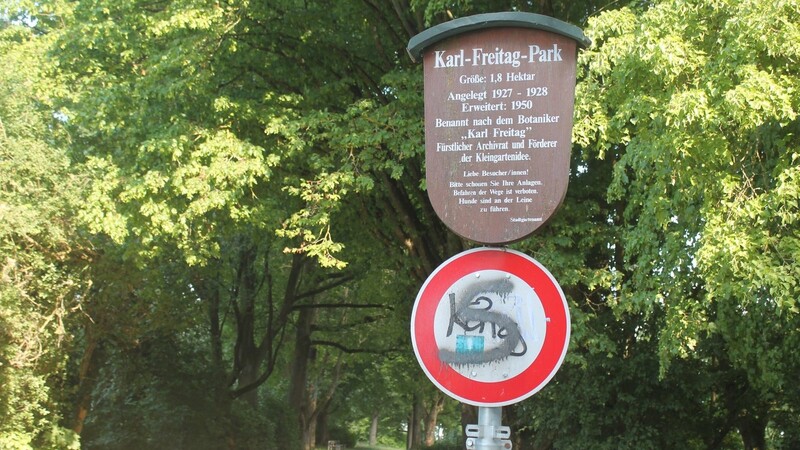 Der Karl-Freitag-Park in Regensburg soll umbenannt werden.