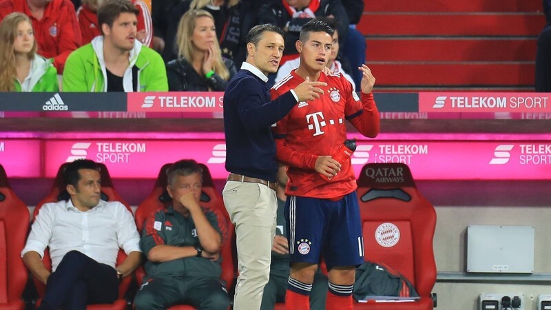 Arbeiten seit dieser Saison beim FC Bayern zusammen: Niko Kovac und James Rodríguez