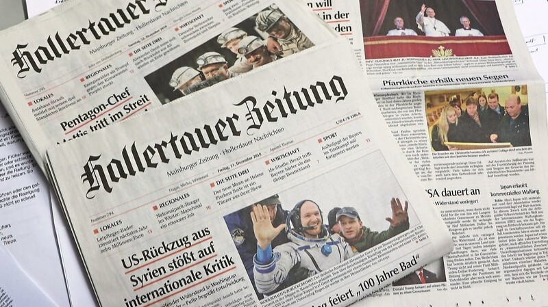 300-mal ist die Hallertauer Zeitung im Jahr 2018 erschienen.
