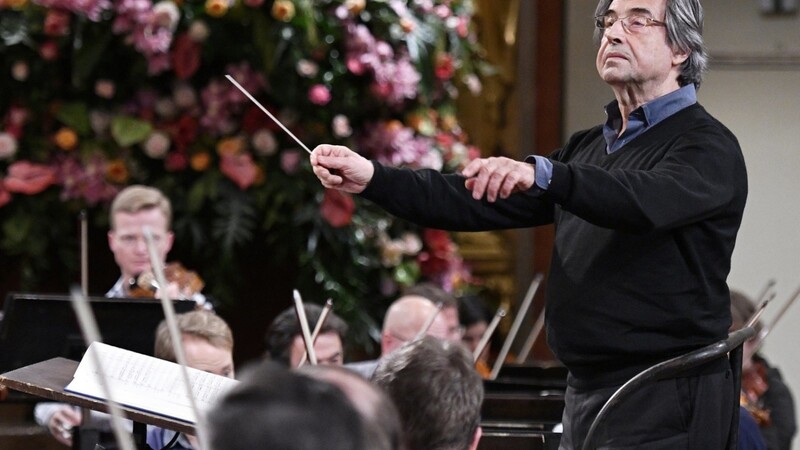 Riccardo Muti, hier bei einer Probe der Wiener Philharmoniker zum Neujahrskonzert 2018