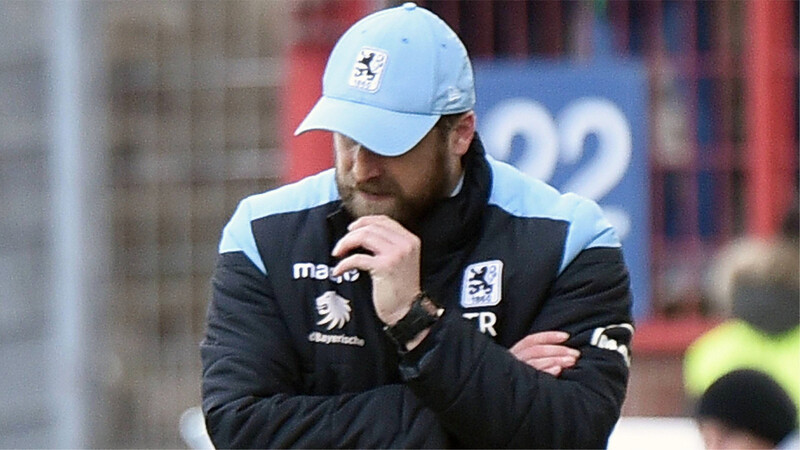 Mit dem TSV 1860 in der Ergebniskrise: Löwen-Trainer Daniel Bierofka.