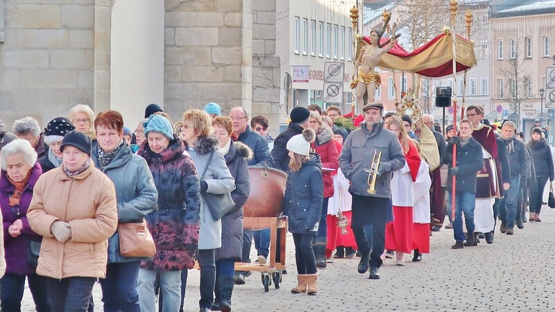 Sebastiani-Prozession am Sonntag in Deggendorf.