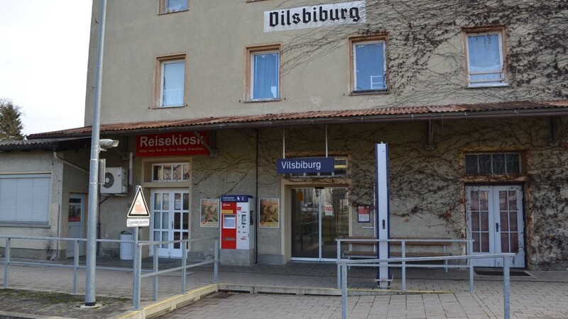 Der Bahnhof in Vilsbiburg
