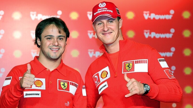 ALL SEINEN LEHRMEISTER lobt der frühere Formel-1-Pilot Felipe Massa den deutschen Rekordweltmeister Michael Schumacher, mit dem zusammen der Brasilianer für Ferrari fuhr.