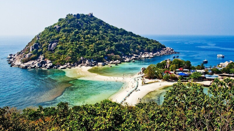 Ko Tao ist eine Insel im Golf von Thailand: