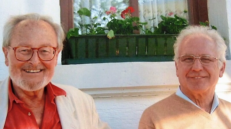 Brüder im Geiste: der gebürtige Further Maler Helmut Sturm, Mitglied der legendären Münchner Künstlergruppe SPUR (links), und der Wettzeller Galerist Achim Lerche.