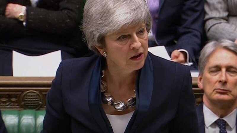 Das Unterhaus hat am Mittwochabend einen Antrag gebilligt, der die Pläne von Premierministerin Theresa May für eine Brexit-Verschiebung bekräftigt.