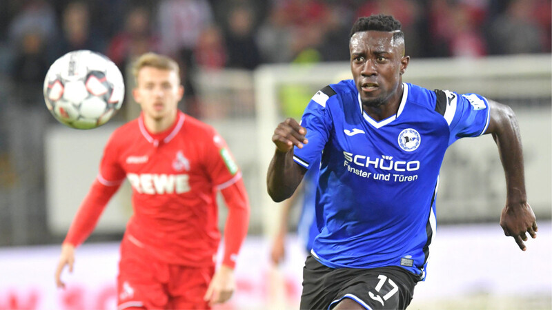 Von Arminia Bielefeld an den TSV 1860 verliehen: Prince Osei Owusu.