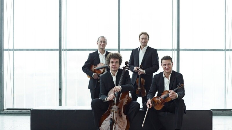 Das Leipziger Streichquartett um den Cellisten Matthias Moosdorf (vordere Reihe, links).