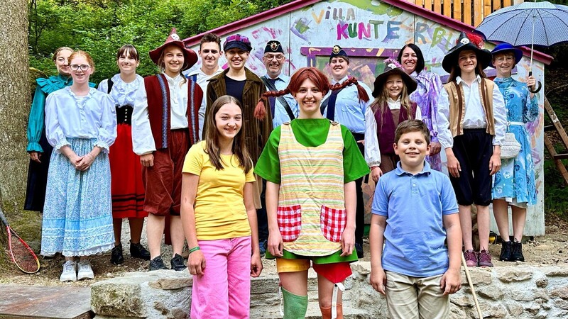 Starten heuer die Waldbühne-Theatersaison: die Akteure von "Pippi Langstrumpf".