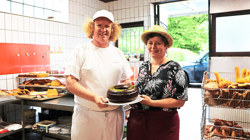 So sieht er aus, der Cuba-Libre-Kuchen von Andreas und Kerstin Beck. Erhältlich freitags während der Landshuter Hochzeit in ihrer Bäckerei an der Wittstraße.