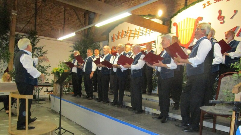 Der Männerchor Altdorf als Jubelverein bei einem seiner Auftritte.