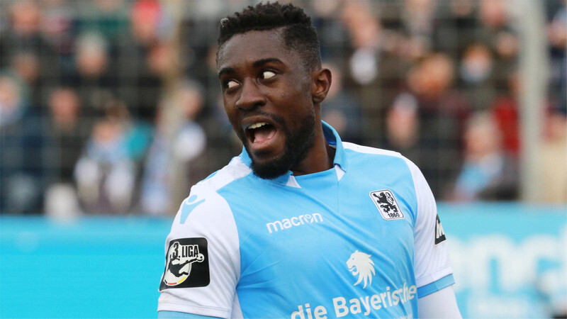 Von Arminia Bielefeld zum TSV 1860 ausgeliehen: Prince Osei Owusu.