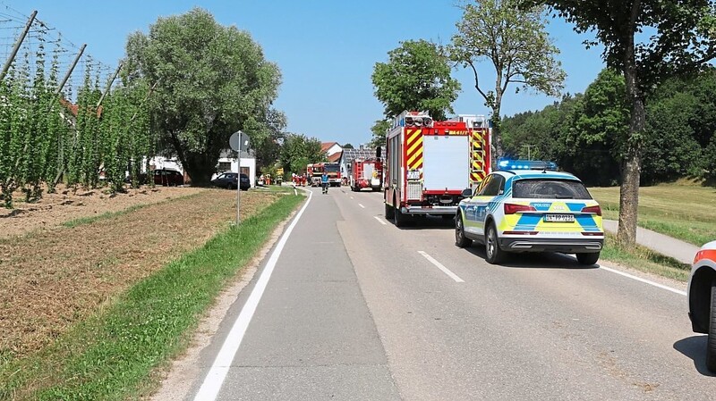 Ein Großaufgebot von Polizei und Rettungskräften war am Dienstag in Doidorf im Einsatz.