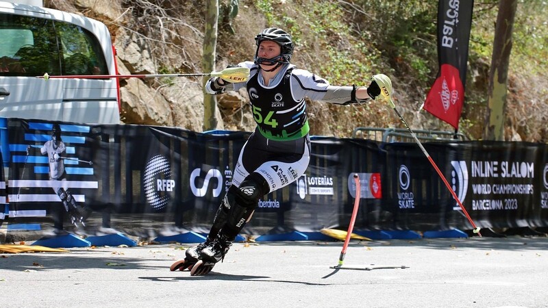 Mit ihrer Erfahrung und der nötigen Ruhe schaffte Claudia Wittmann im Slalomwettbewerb Rang 3.