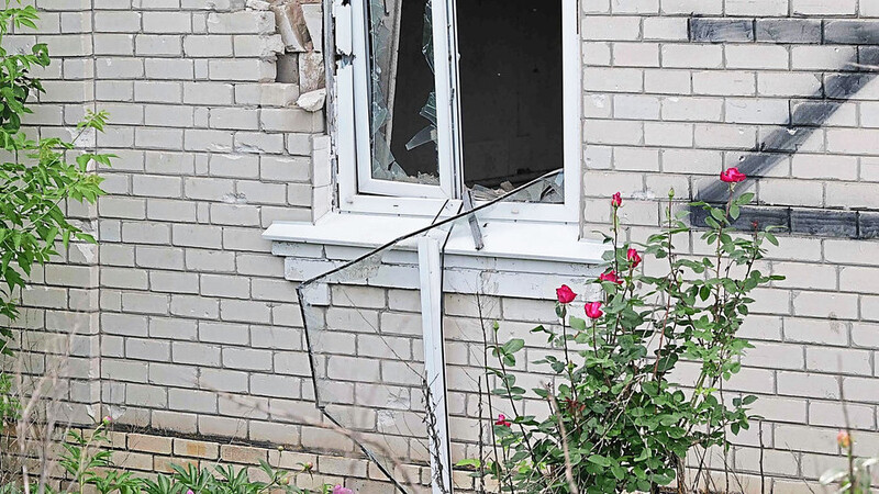 Das "Z" hatten die russischen Besatzer auf viele Hauswände in der Ukraine geschmiert.