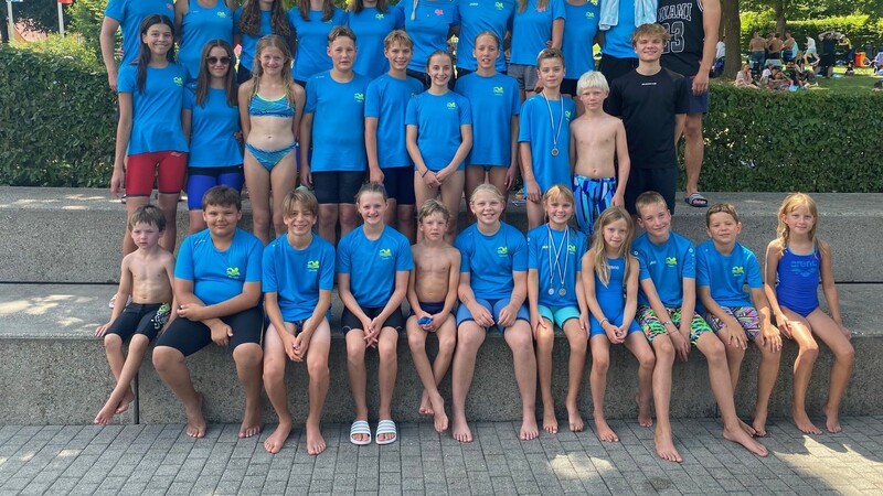 Mit 35 Schwimmern war der SV Hengersberg bei den Bezirksmeisterschaften vertreten.