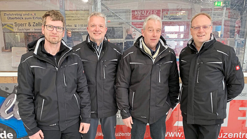 Das Aufsteiger-Team OFV I mit Norbert Eder, Hans Gruber, Manfred Geltinger und Robert Thalhammer.