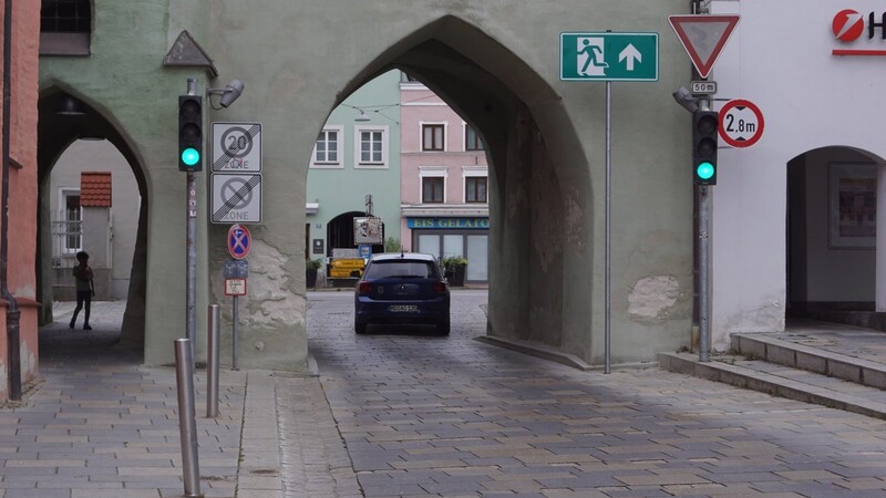 Die Planer empfehlen in ihrem Gutachten eine Einbahnstraße in Fahrtrichtung Obere Stadt.