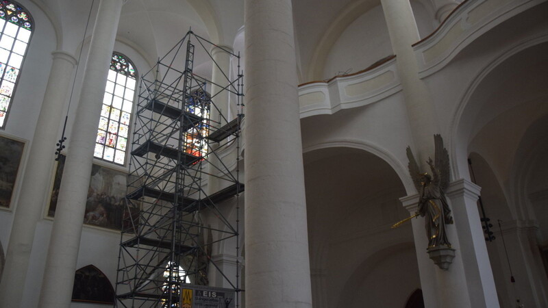 Die alte Orgel in der Basilika St. Jakob ist inzwischen abgebaut.