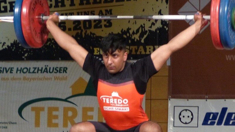 Rishabh Saini legte bei der Europameisterschaft noch mal fünf Kilogramm beim Reißen zu.