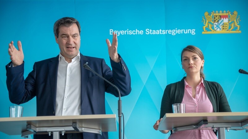 Ministerpräsident Markus Söder und Digitalministerin Judith Gerlach versprechen mehr Ehrgeiz bei der Digitalisierung.