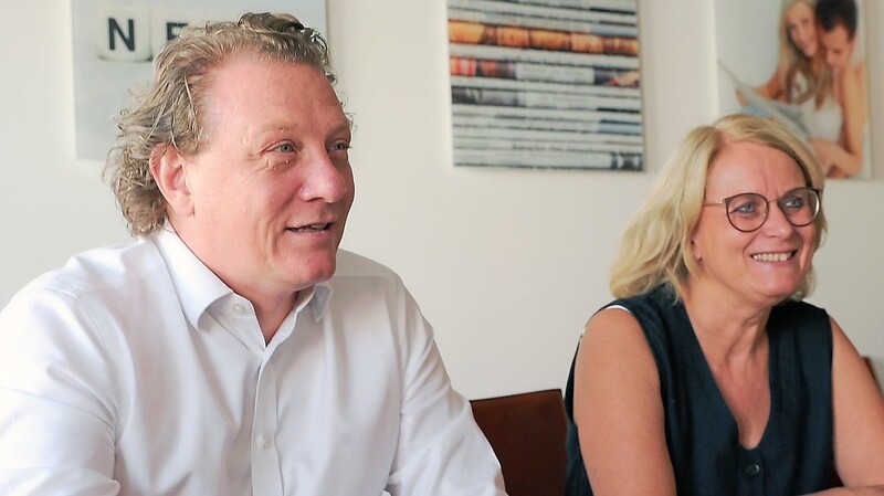 Stefan Gruber und Iris Haas stellen die Doppelspitze der Landshuter Grünen-Fraktion.