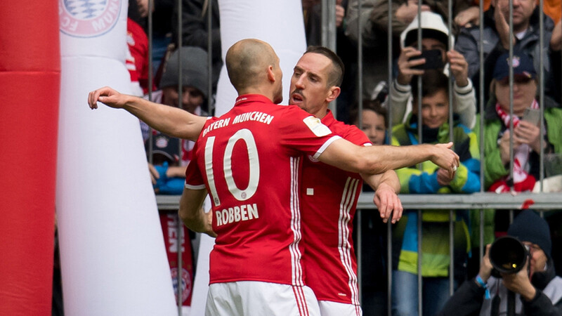 Mischten als "Robbéry" die Bundesliga auf: Arjen Robben (l.) und Franck Ribéry.