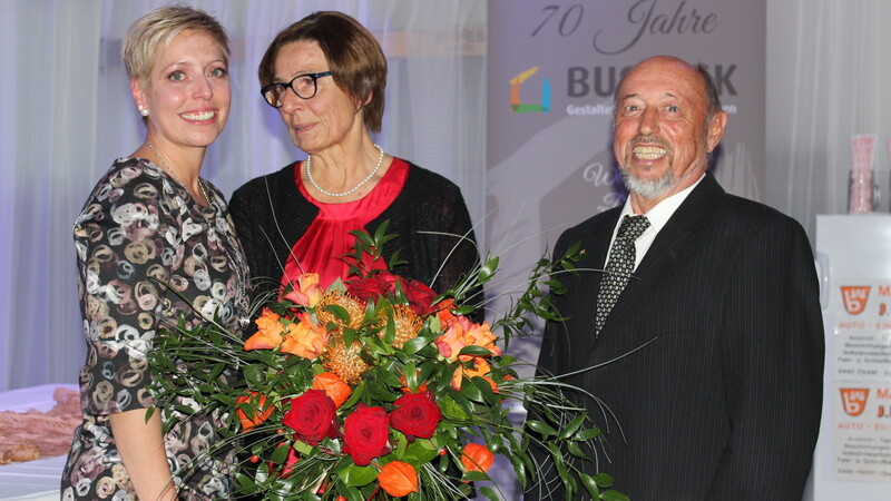 Die zweite und dritte Generation Buschek: Seniorchef Josef Buschek mit Ehefrau Anita und Tochter Daniela.