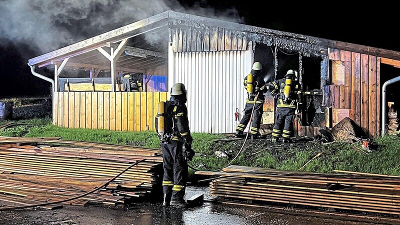 Die Feuerwehr-Kräfte konnten den Brand schnell unter Kontrolle bringen.