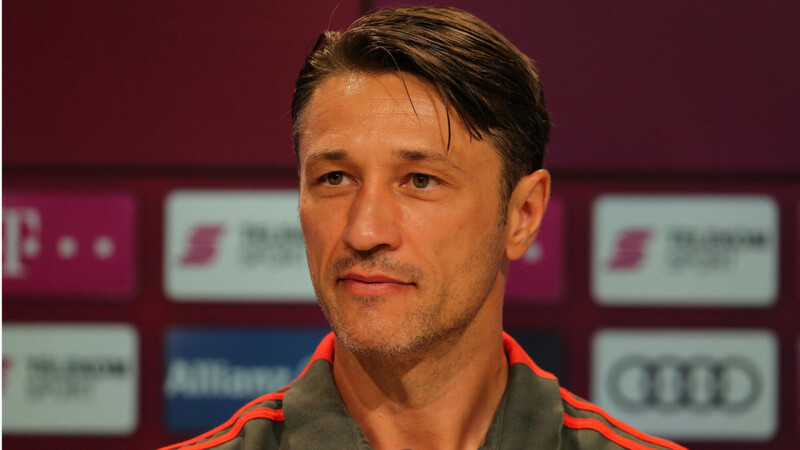 Niko Kovac, Trainer des FC Bayern München, während einer Pressekonferenz.