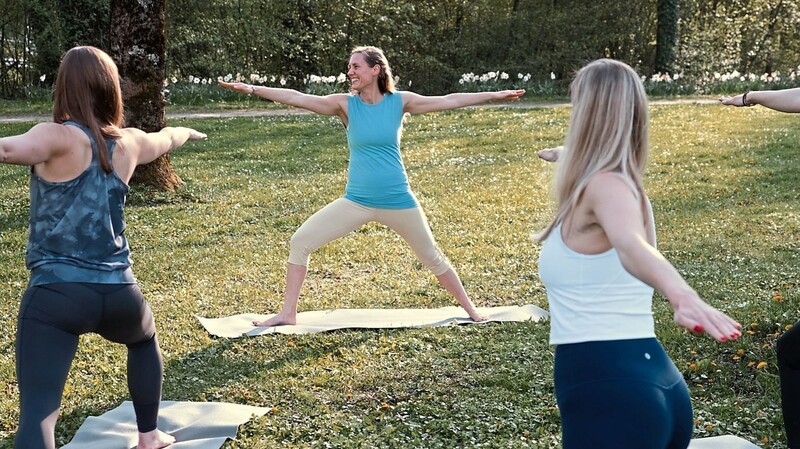Jessica Killinger kennen Yogabegeisterte möglicherweise schon vom "Yoga im Stadthallenpark".