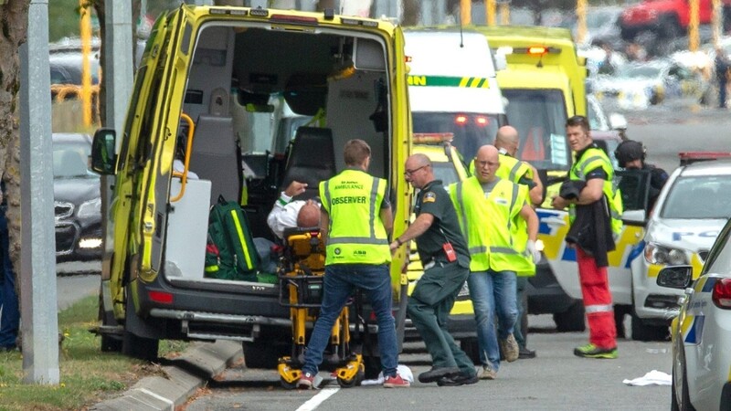 Die Rettungskräfte in Neuseeland mussten sich um zahlreiche Verletzte kümmern.