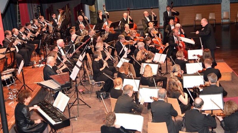 Das Kammerorchester unter Leitung von Erwin Weber war beim Faschingskonzert große Klasse.